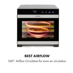 Flavour Dry Dörrautomat Temperatur: 35 - 75 °C Digitaler Thermostat 11 Flavour Dry Dörrautomat Temperatur: 35 - 75 °C Digitaler Thermostat -Klarstein Verkaufsgeschäft 10034423 yy 0004 logo Klarstein Flavour Dry Doerrautomat schwarz