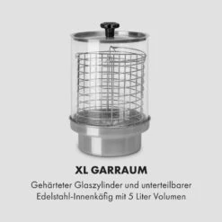 Wurstfabrik 450 Hot Dog Maker 450W 5L 30-100°C Glas Edelstahl 12 Wurstfabrik 450 Hot Dog Maker 450W 5L 30-100°C Glas Edelstahl -Klarstein Verkaufsgeschäft 10034450 de 0004 logo