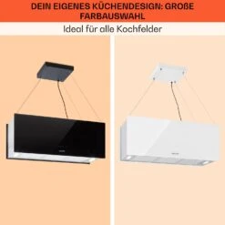 Kronleuchter XL Inselabzugshaube 90cm Umluft 590m³/h LED Touch Weiß 15 Kronleuchter XL Inselabzugshaube 90cm Umluft 590m³/h LED Touch Weiß -Klarstein Verkaufsgeschäft 10034523 de 0007 usp