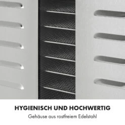 Master Jerky 300 Dörrautomat 2000W 40-90 °C 24h-Timer Edelstahl Silber -Klarstein Verkaufsgeschäft 10034544 de 0007 logo