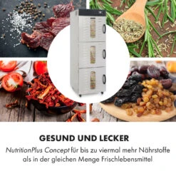 Master Jerky 550 Dörrautomat 2400W 40-90 °C 24h-Timer Edelstahl Silber 12 Master Jerky 550 Dörrautomat 2400W 40-90 °C 24h-Timer Edelstahl Silber -Klarstein Verkaufsgeschäft 10034546 de 0005 logo