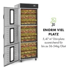Master Jerky 550 Dörrautomat 2400W 40-90 °C 24h-Timer Edelstahl Silber 13 Master Jerky 550 Dörrautomat 2400W 40-90 °C 24h-Timer Edelstahl Silber -Klarstein Verkaufsgeschäft 10034546 de 0006 logo