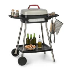 Gatsby Elektrogrill 2000W Antihaft-Grillfläche Seitentische