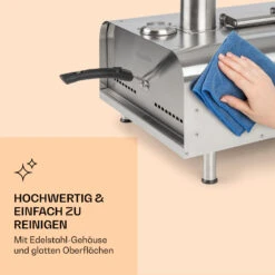 Diavolo Pizza-Pelletofen Inkl. Pizzastein Thermometer Edelstahl 11 Diavolo Pizza-Pelletofen Inkl. Pizzastein Thermometer Edelstahl -Klarstein Verkaufsgeschäft 10034709 de 0005 logo