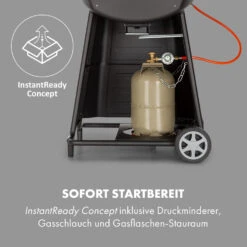 Vanquish Gasgrill 3 Edelstahlbrenner 3 X 3 KW 63,5 X 45 Cm Grillfläche -Klarstein Verkaufsgeschäft 10034805 de 0005 logo