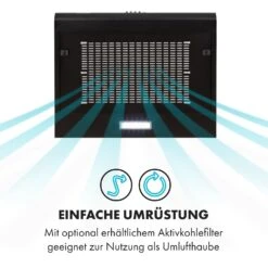 Capannina Unterbau-Abzugshaube 60cm 166m³/h LED Edelstahl Schwarz -Klarstein Verkaufsgeschäft 10034861 de 0003 logo