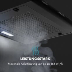 Capannina Unterbau-Abzugshaube 60cm 166m³/h LED Edelstahl Schwarz -Klarstein Verkaufsgeschäft 10034861 de 0006 logo