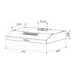 Contempo Unterbau-Dunstabzugshaube 60cm 175m³/h LED Edelstahl Acryl Weiß -Klarstein Verkaufsgeschäft 10034960 yy 0009 logo Klarstein Contempo Unterbau Dunstabzugshaube weiss
