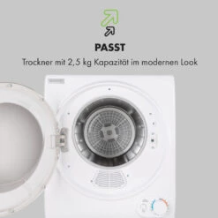 Jet Set 2500 Wäschetrockner Ablufttrockner 850W EEK C 2,5kg 50cm -Klarstein Verkaufsgeschäft 10035137 de 0006 logo