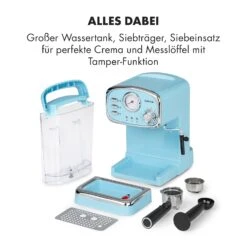 Espressionata Gusto Espressomaschine 1100W 15 Bar Druck 16 Espressionata Gusto Espressomaschine 1100W 15 Bar Druck -Klarstein Verkaufsgeschäft 10035377 de 0008 logo