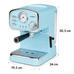 Espressionata Gusto Espressomaschine 1100W 15 Bar Druck 17 Espressionata Gusto Espressomaschine 1100W 15 Bar Druck -Klarstein Verkaufsgeschäft 10035377 yy 0009 logo Klarstein Espressionata Gusto Espressomaschine