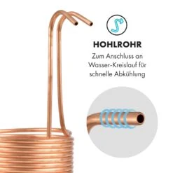 Chiller 10K Eintauchkühler Ø22,4 Cm 10 Schleifen 8 Chiller 10K Eintauchkühler Ø22,4 Cm 10 Schleifen -Klarstein Verkaufsgeschäft 10035448 de 0004 logo