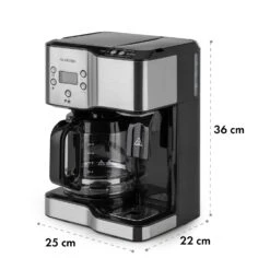 Caldetto Kaffeemaschine 1900W Heißwasserspender -Klarstein Verkaufsgeschäft 10035476 yy 0008 logo Klarstein Caldetto Kaffeemaschine schwarz