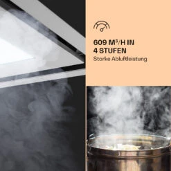 Remy Brilliant Edition Inselhaube 90cm 609 M³/h EEK A LED Glas 11 Remy Brilliant Edition Inselhaube 90cm 609 M³/h EEK A LED Glas -Klarstein Verkaufsgeschäft 10035477 de 0004 logo