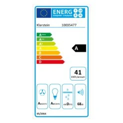Remy Brilliant Edition Inselhaube 90cm 609 M³/h EEK A LED Glas 15 Remy Brilliant Edition Inselhaube 90cm 609 M³/h EEK A LED Glas -Klarstein Verkaufsgeschäft 10035477 energy label