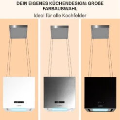 Kronleuchter Smart Inselabzugshaube 595m³/h App-Steuerung LED-Panel 15 Kronleuchter Smart Inselabzugshaube 595m³/h App-Steuerung LED-Panel -Klarstein Verkaufsgeschäft 10035710 de 0007 usp