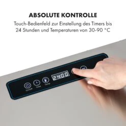 Captain Jerky 110 Dörrautomat 1000W 30-90 °C 24h-Timer Edelstahl 11 Captain Jerky 110 Dörrautomat 1000W 30-90 °C 24h-Timer Edelstahl -Klarstein Verkaufsgeschäft 10035735 de 0003 logo