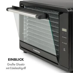 Mega Jerky Dörrautomat 650W 50-80°C LC-Touch-Display Timer -Klarstein Verkaufsgeschäft 10035853 de 0007 logo