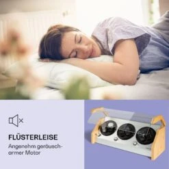 Garonne 6 Uhrenbeweger 6 Uhren 3 Geschwindigkeiten 4 Modi Bambus -Klarstein Verkaufsgeschäft 10036043 de 0004 logo