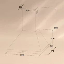 Victoria Dunstabzugshaube 60cm Retro-Design 644,5m³/h 2 LED-Lampen 12 Victoria Dunstabzugshaube 60cm Retro-Design 644,5m³/h 2 LED-Lampen -Klarstein Verkaufsgeschäft 10036447 de 0006 logo