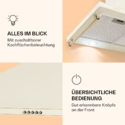 Victoria 90 Dunstabzugshaube 90cm Retro-Design 644,5m³/h 2 LED-Lampen 10 Victoria 90 Dunstabzugshaube 90cm Retro-Design 644,5m³/h 2 LED-Lampen -Klarstein Verkaufsgeschäft 10036450 de 0004 logo