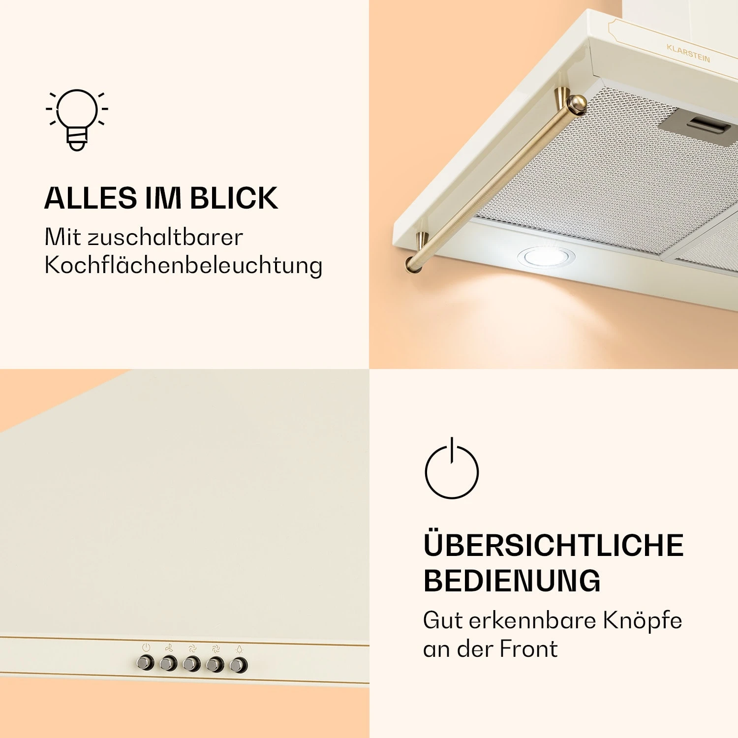 Victoria 90 Dunstabzugshaube 90cm Retro-Design 644,5m³/h 2 LED-Lampen 4 Victoria 90 Dunstabzugshaube 90cm Retro-Design 644,5m³/h 2 LED-Lampen – Bild 4