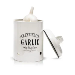 Montana Knoblauchtopf Emaille-Stahlblech 12 X 18 Cm (ØxH) Rostfrei -Klarstein Verkaufsgeschäft 10037445 yy 0003 logo