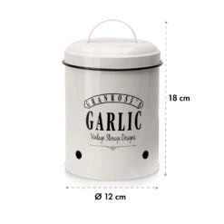 Montana Knoblauchtopf Emaille-Stahlblech 12 X 18 Cm (ØxH) Rostfrei -Klarstein Verkaufsgeschäft 10037445 yy 0006 logo