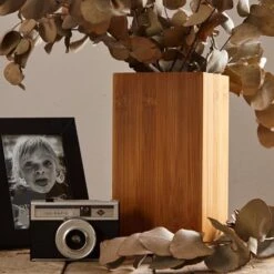 Utensilienhalter Quadratisch 12 X 23 X 12 Cm (BxHxT) Bambus -Klarstein Verkaufsgeschäft 10038051 yy 0004 logo