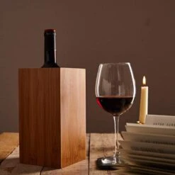 Utensilienhalter Quadratisch 12 X 23 X 12 Cm (BxHxT) Bambus -Klarstein Verkaufsgeschäft 10038051 yy 0005 logo