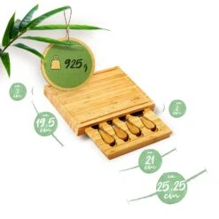 Käsebrett Mit Messerfach 25,2x3x19,5 Cm 4 Spezialmesser Pflegeleicht 13 Käsebrett Mit Messerfach 25,2x3x19,5 Cm 4 Spezialmesser Pflegeleicht -Klarstein Verkaufsgeschäft 10038079 yy 0007 logo