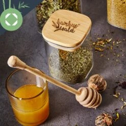 Eckiges Glas Mit Bambusdeckel Luftdicht Silikonring 6x25x6 Cm 500 Ml -Klarstein Verkaufsgeschäft 10038105 yy 0006 logo