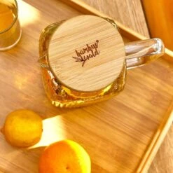 Karaffe Borosilikatglas Bambusdeckel Filteraufsatz Silikonring -Klarstein Verkaufsgeschäft 10038237 yy 0006 logo