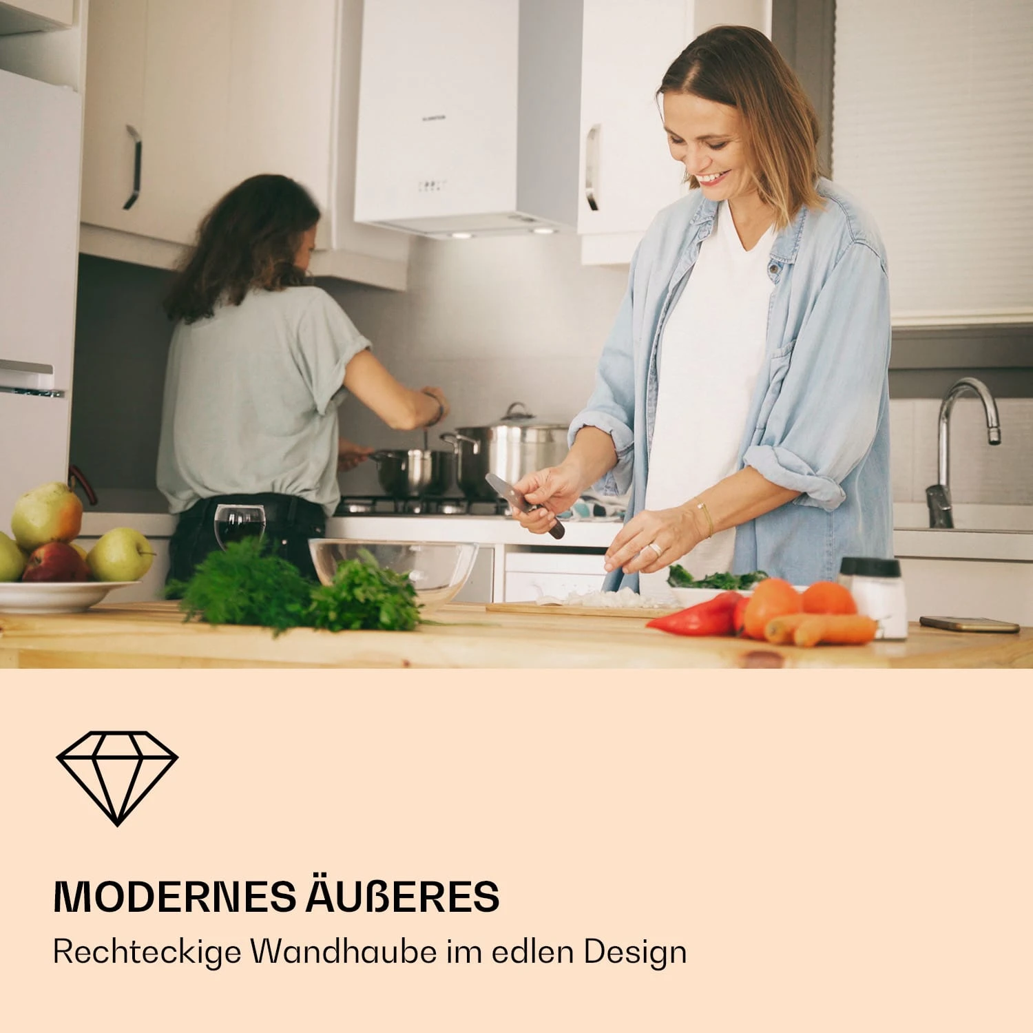 Monumenta Wandabzugshaube Aluminium 559m³/h LED EEK B 2 Monumenta Wandabzugshaube Aluminium 559m³/h LED EEK B – Bild 2