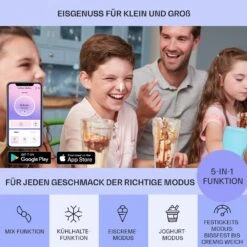 Dolce Bacio Smart Eiscremebereiter Yogurtmaker Kompressor 2 Liter WiFi Touch Edelstahl -Klarstein Verkaufsgeschäft 10040048 de 0003 logo