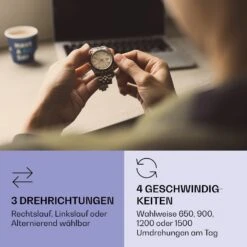Sindelfingen Uhrenbeweger Rechts-Links-Lauf 1 Uhr Schwarz 8 Sindelfingen Uhrenbeweger Rechts-Links-Lauf 1 Uhr Schwarz -Klarstein Verkaufsgeschäft 10040050 de 0003 logo