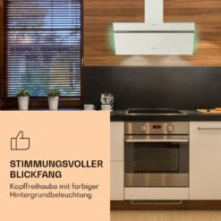 Alina 90 Smart Dunstabzugshaube 90cm 594m³/h LED Ambiente Glasfront -Klarstein Verkaufsgeschäft 10040233 de 0004 logo