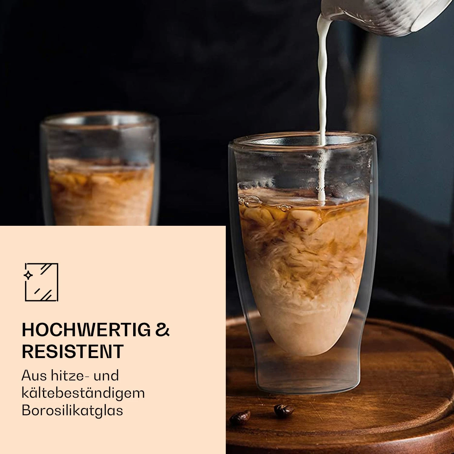 DUOS Doppelwandiges Glas | Thermoglas | 80, 200, 310, 400 Ml | Trinkglas | Espressoglas, Teeglas, Shotglas | Für Heiße Und Kalte Getränke | Borosilikatglas| Hitze- Und Kältebeständig | Handgemacht | Spülmaschinenfest | Schwebe-Effekt 3 DUOS Doppelwandiges Glas | Thermoglas | 80, 200, 310, 400 Ml | Trinkglas | Espressoglas, Teeglas, Shotglas | Für Heiße Und Kalte Getränke | Borosilikatglas| Hitze- Und Kältebeständig | Handgemacht | Spülmaschinenfest | Schwebe-Effekt – Bild 3