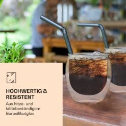 DUOS Jumbo Doppelwandiges Glas 410 Ml Thermofunktion Edelstahl-Löffel 9 DUOS Jumbo Doppelwandiges Glas 410 Ml Thermofunktion Edelstahl-Löffel -Klarstein Verkaufsgeschäft 10040383 de 0003 logo