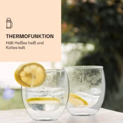 DUOS Jumbo Doppelwandiges Glas 410 Ml Thermofunktion Edelstahl-Löffel 10 DUOS Jumbo Doppelwandiges Glas 410 Ml Thermofunktion Edelstahl-Löffel -Klarstein Verkaufsgeschäft 10040383 de 0004 logo