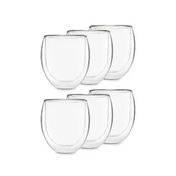 Glas Ice Mit Teeblume 320 Ml Doppelwandiges Borosilikatglas