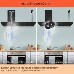 Limelight Dunstabzugshaube 150cm Wandhaube 625m³/h Touch -Klarstein Verkaufsgeschäft 10041228 de 0007 logo