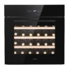 Vinsider 30 Built-In Uno Einbau-Weinkühlschrank 30 Flaschen 77 Ltr Edelstahl