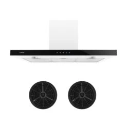 Bon Vivant Noir Dunstabzugshaube Umluftset Aktivkohlefilter Schwarz