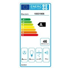Masur Dunstabzugshaube Umluftset Tafelfront 650 M³/h Edelstahl 23 Masur Dunstabzugshaube Umluftset Tafelfront 650 M³/h Edelstahl -Klarstein Verkaufsgeschäft 60002316 energy label