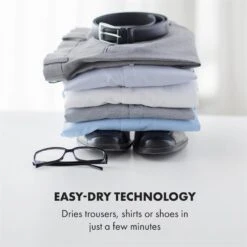 ShirtButler Pro Automatisches Trocknersystem Hemd & Hose 1200 W 2-in-1 70 °C Timer Weiß -Klarstein Verkaufsgeschäft 60002669 yy 0004 logo Klarstein ShirtButler Pro Trocknersystem weiss