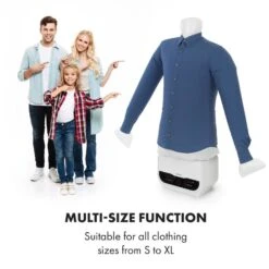 ShirtButler Pro Automatisches Trocknersystem Hemd & Hose 1200 W 2-in-1 70 °C Timer Weiß -Klarstein Verkaufsgeschäft 60002669 yy 0005 logo Klarstein ShirtButler Pro Ersatz Shirt
