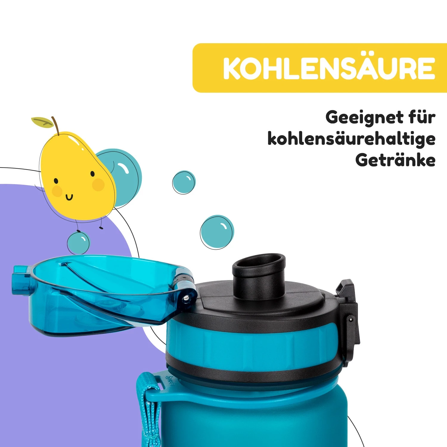 Schmatzfatz Frühstücksset Lunchbox & Trinkflasche Tritan Dicht BPA-frei 6 Schmatzfatz Frühstücksset Lunchbox & Trinkflasche Tritan Dicht BPA-frei – Bild 6