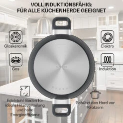 Noto Endurance Topf- Und Pfannenset Geschmiedetes Aluminium Ergonomische Griffe Glasdeckel Filz 12 Noto Endurance Topf- Und Pfannenset Geschmiedetes Aluminium Ergonomische Griffe Glasdeckel Filz -Klarstein Verkaufsgeschäft 60003055 de 0004 usp
