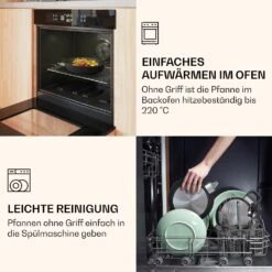 Noto Endurance Topf- Und Pfannenset Geschmiedetes Aluminium Ergonomische Griffe Glasdeckel Filz 14 Noto Endurance Topf- Und Pfannenset Geschmiedetes Aluminium Ergonomische Griffe Glasdeckel Filz -Klarstein Verkaufsgeschäft 60003055 de 0006 usp